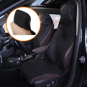 Resim Anti-Slip Araba Koltuk Kılıfı - Dayanıklı Kova Koltuk Koruyucu Arabalar, SUV'lar ve Kamyonlar için - Siyah Sentetik Lif Tasarımı Plaj ve Yürüyüş için, SUV Koltuk Kılıfı | Şık Araba Koltuk Kılıfı | Sentetik Lif Koltuk Kılıfı, Araba Koltuk Kılıfı 