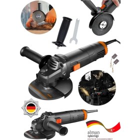 Resim 6200 Rp Metal Şanzuman Elektirikli Avuç Içi Taşlama Demir Metal Kesme Makinası Spral 125MM Bakır 