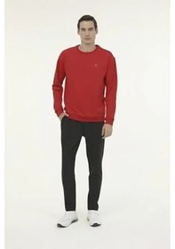 Resim Lumberjack 102024367 Mb-sn75 C Neck Sw 5pr Sweatshirt Kırmızı 