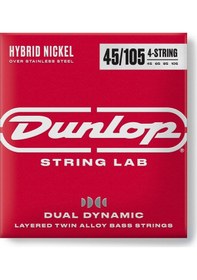 Resim Jim Dunlop Dbhyn45105 Hybrid Nickel Bas Gitar Teli 45-105 