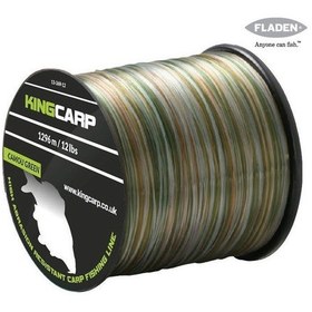 Resim Fladen King Carp Yeşil Kamuflaj Misina 0.35 MM 