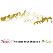 Resim Altın-xll 180cm X 50cm-large Vinil Çıkartmalar Rv Dağ İçin Karavan Vücut Dekor Macera Karavan Yan Çıkartması 