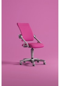 Resim Creo Mobili Yükseklik Ve Sırt Ayarlı Sirius Çalışma Sandalyesi Ofis, Bilgisayar Koltuğu Fuşya/fuşya Gri 