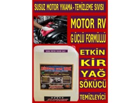 Resim Ribbon Car Wax Ribbonwax RB MOTOR RV ( Susuz Motor temizleme temizleyici Yıkama SIVISI )( 5 Lt ) 