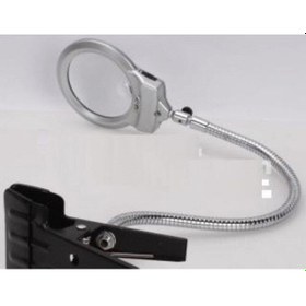 Resim Ayarlanabilir Başlıklı Led Işıklı Büyüteç 90mm-mg15120a 