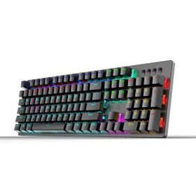 Resim Hp GK100F Mekanik Gaming Oyuncu Klavye Mavi Switch Ingilizce Q 