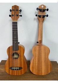 Resim Soprano Maun Ağacı Ukulele 