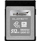 Resim Exascend 512GB Element Series CFexpress Type B Hafıza Kartı 