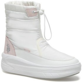 Resim U.S. Polo Assn. LOWELL 2PR Beyaz Kadın Bot Beyaz 