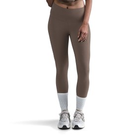Resim Nike Zenvy Dri-Fit Kadın Kahverengi Antrenman Tayt DQ6013-233 