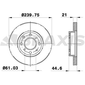 Resim ON FREN DISKI (AYNASI) HAVALI HONDA CIVIC 1.4 1.5 1992-2000 (240X4) 