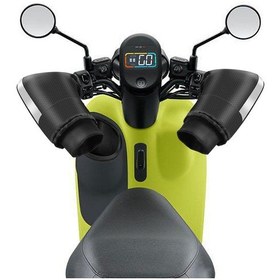 Resim Suntek Motosiklet Gidon Muffs El Isıtıcı Eldiveni El Koruyucu 