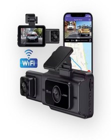 Resim Şarjlı Wi-fi Döngü Kayıt Ekranlı Dvr Araç İçi Güvenlik Araba Kamerası 1080p Full Hd Geniş Açı 