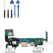 Resim Telefon Kulübesi Samsung A5 A500H Uyumlu Şarj Soketi Bordu + Tamir Seti 