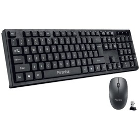 Resim Piranha Kablosuz Klavye ve Mouse Seti 