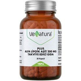 Resim VeNatura Plus Alfa Lipoik Asit 200mg 30 Kapsül 