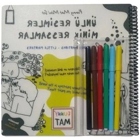 Resim Çocuklar İçin Ünlü Resimler Mini Seti - Kalemli Eğlence 