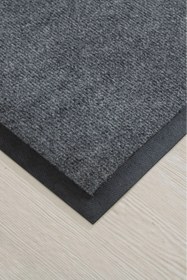 Resim Dormot 1Modern Gri Nem Alıcı, Toz Alıcı Paspas, Dış Mekan Kapı Önü Paspası 45x70cm 