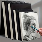 Resim 1 adet Spiral Bağlamalı Eskiz Defteri - Sanatsal Çizim & Boyama için 30 Asitsiz Kağıt, Başlangıç Seviyesi & Sanatçılar için İdeal, Halloween/Noel Hediyesi olarak Mükemmel, Boyama Sanat Malzemeleri 