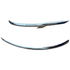 Resim Renault Clio 5 Hb Uyumlu Ayna Alt Çıtası 2 Parça 2019 Ve Üzeri Paslanmaz Krom 