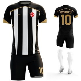 Resim Acr Giyim Kişiye Özel Futbol Forması Emir Modeli Siyah 