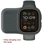 Resim Taşınabilir Kablosuz Şarj Cihazı 1200 Mah Yedek Pil Powerbank Cihazı İos Uyumlu Lacivert 44mm 45mm Lacivert 