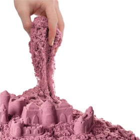 Resim MCM Group 03688 Dede, Aksesuarlı Pembe Kinetik Oyun Kumu 500 gr 