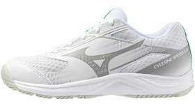 Resim Mizuno Cyclone Speed 5 Jr. Çocuk Voleybol Ayakkabısı Beyaz 
