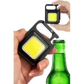 Resim Işıldak USB Şarjlı Cep El Feneri Taşınabilir Mini LED Işık Çok Fonksiyonlu - HS2912-9778 