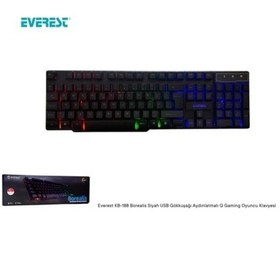 Resim Everest Borealis Kb-188 Q Usb Gökkuşağı Aydınlatmalı Gaming Klavye 12934554 