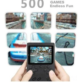 Resim Lemestar 3.0 İnç Renkli Lcd 8 Bitli 500 Oyunlu Çocuklar İçin Taşınabilir Mini Retro El Oyun Konsolu - Pembe 
