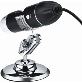 Resim Hype Store Alfalink 1600X Zoom 2mp USB Dijital Mikroskop 8 Ledli Kamera Saç, Cilt Analizi, Eğitim, Endüstriyel 