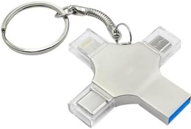 Resim Tablet ve Telefon Uyumlu 64 GB 4 In 1 Flash Disk Usb Bellek 