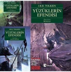 Resim Yüzüklerin Efendisi 3 Kitaplık Set Hepsi Bir Arada 