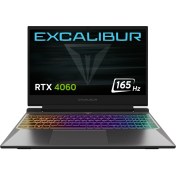 Resim Excalibur G880 i5-13420H 32GB 2TB 8GB RTX4060 15.6" Freedos Gaming Laptop G880.1342-DXB0X-B Casper