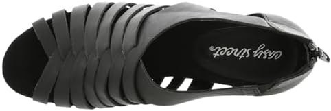 Resim Easy Street Kadın Vanni Topuklu Sandalet, Siyah, 9.5 