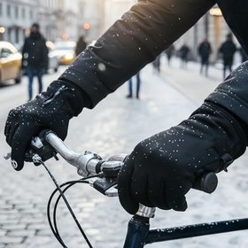 Resim Isıtmalı Eldivenler,3 Seviyeli Dokunmatik Ekran Uyumlu USB Şarjlı Kışlık Malzemeler,Erkek Elektrikli Eldiven - Kayak Snowboard Bisiklet Motosiklet Açık Hava Çalışma İnşaat Bahçe Yürüyüş 