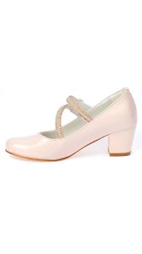 Resim Kiko Kids Aisha Rugan Günlük Kız Çocuk 4 Cm Topuklu Abiye Ayakkabı 