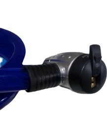 Resim Güçlü Bisiklet Motosiklet Bisiklet ve Motosiklet Kilidi, Uzun Kalın Kilit, 25MM Kalınlık, 2 Metre, 25X2000 mm 1780 gr Ağırlık Mavi Renk 