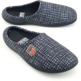 Resim Gezer Erkek Kışlık PU Rahat Taban Ev Bahçe Gondol Terlik 