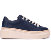 Resim Tamer Tanca Kadın Hakiki Deri Lacivert Sneakers & Spor Ayakkabı 