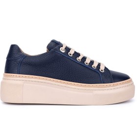 Resim Tamer Tanca Kadın Hakiki Deri Lacivert Sneakers & Spor Ayakkabı 