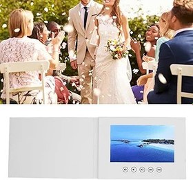 Resim Taşınabilir Elektronik Tebrik Kartı 720p HD Video Oynatma, DIY Düğün Kartı, 128m Hafıza (10 inç) 