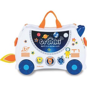 Resim Trunki Çocuk Bavulu Uzay Gemisi Skye 