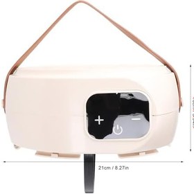 Resim Çamaşırlar Için Zamanlayıcılı Taşınabilir Giysi Kurutma Makinesi, 500W Sessiz 60°C Termostat Hızlı Kurutma, Hafif Giysiler İç Çamaşırı Bebek Giysileri Için Kuru Çantalı Küçük (AB 