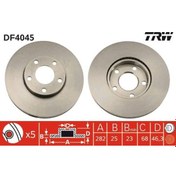 Resim TRW DF4045 On Fren 8E0615301A (WC415181) (Fiyat:2 Adet İçindir) 