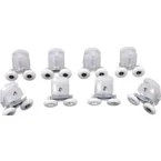 Resim Storemax Kırılmayan Özel Üretim Duşakabin Tekerleği Şeffaf 8li Set Duşkabin Tekerlek Takımı 