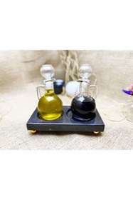 Resim Genel Markalar Doğal Siyah Mermer Yağdanlık Standı Mrm0021 