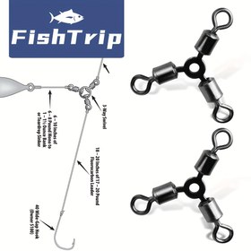 Resim 30 Adet O Şeklinde Üç Yönlü Döner Bağlantı Elemanları, Kedi Balığı Takımı ve Alt Zıplama Takımı İçin Uygun, Paslanmaz Çelik Balıkçılık Malzemeleri Aksesuarları 