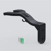 Resim Hongmei Motosiklet Kask Kancası - Çok Amaçlı Duvara Montaj Askı Rafı Ordu Yeşil 